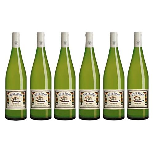 6x Cambas Retsina Weiß trocken je 750ml 11,5% geharzter Weißwein weißer Wein Griechenland + 2x Probier Sachet Olivenöl aus Kreta a 10 ml