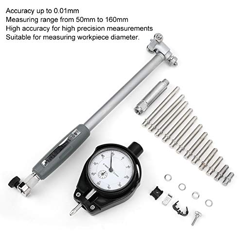 Indicateur d'alésage de précision AUNMAS en acier inoxydable outil de mesure pour machiniste