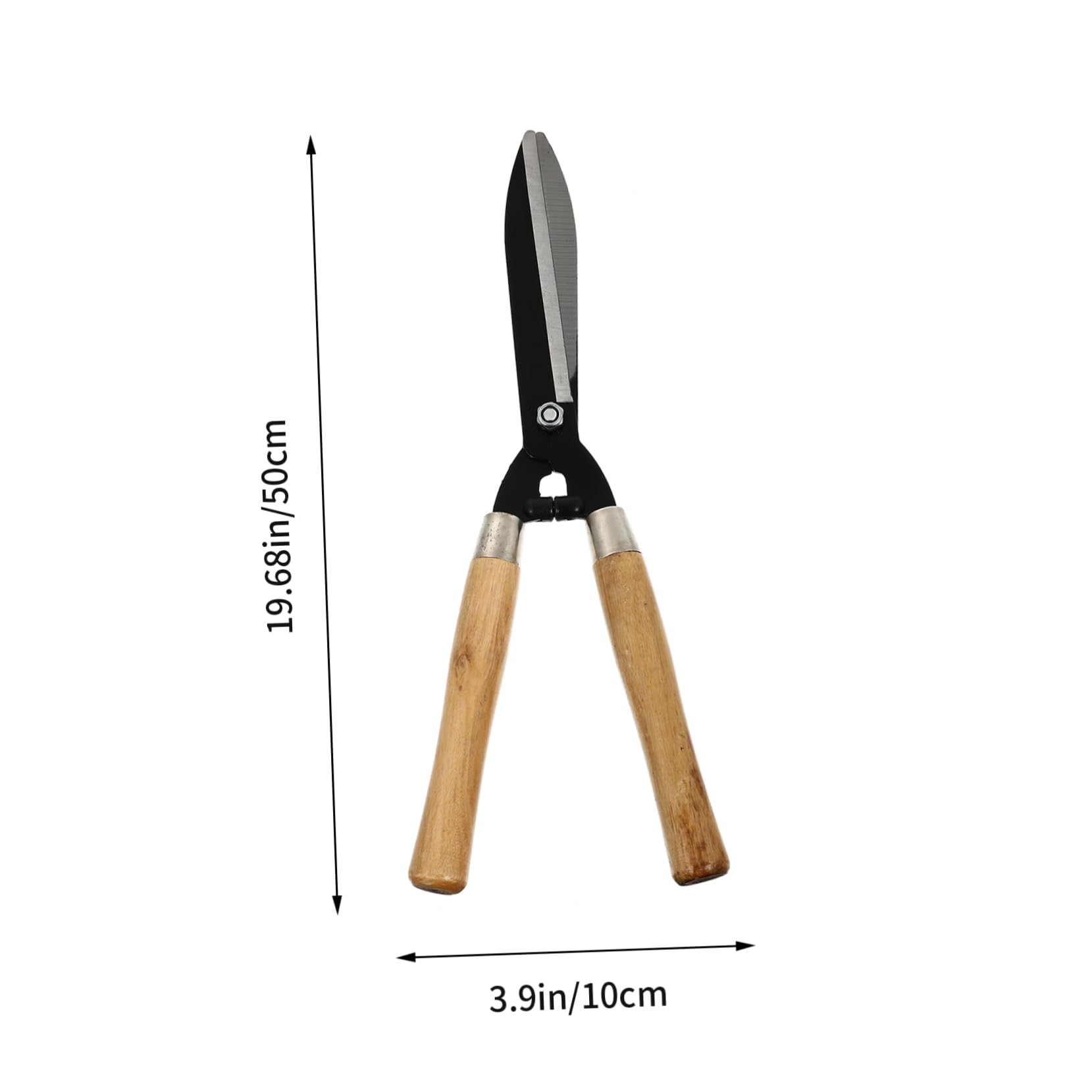 TOYANDONA 1pezzi Forbici Da Giardino Per Alberi Utensili Per Innesto Cesoie Per Prato Cesoie Da Potatura Per Giardinaggio Design Ergonomico Impugnatura in Legno Acciaio Temprato Lama Affilat