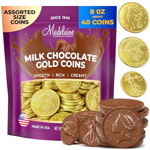 Madelaine Gold Chocolate Coins - Individually...