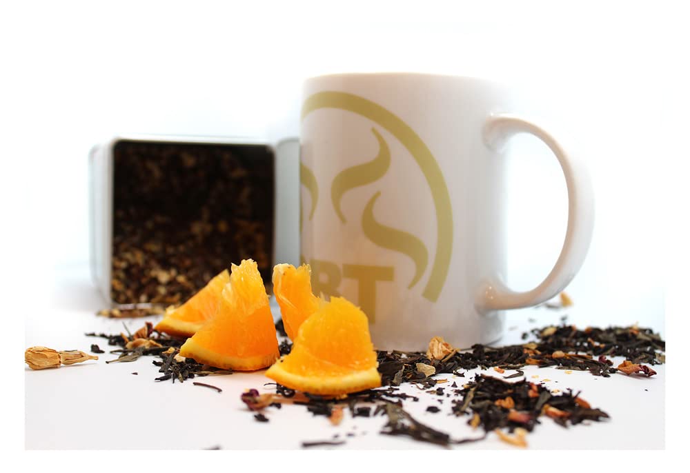 SABOREATE Y CAFE THE FLAVOUR SHOP Té Rooibos Naranja Azahar Infusión Natural Isotónica Adelgazante 1 kg