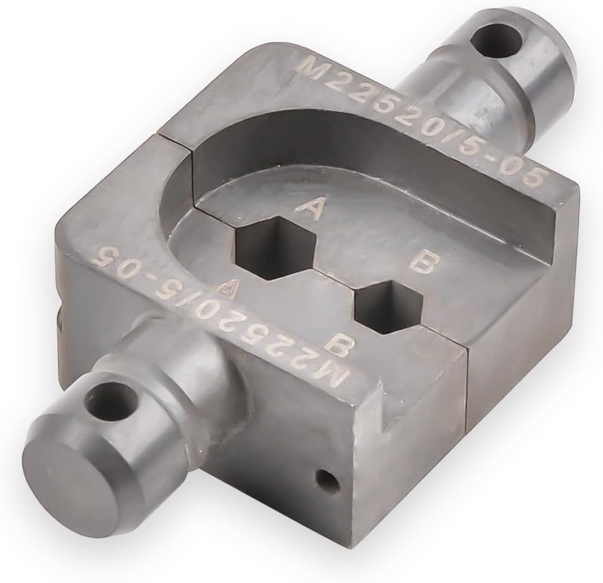 JRready Y197-P M22520 5 05 Die Set work with YJQ-W5 M22520 5 01 Open Frame Die Crimper Crimp Connector Type D-Sub Coaxial Contact(1pcs Die set)