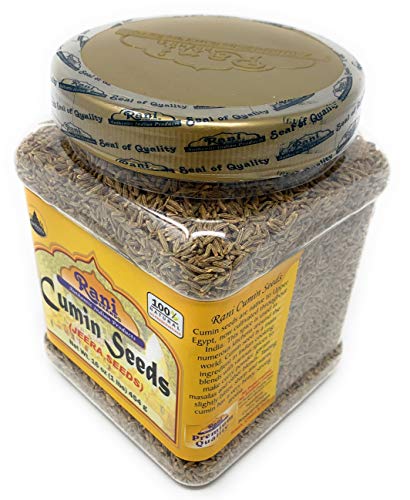 Rani Cumin Seeds Whole (Jeera) Spice 16Oz (1Lb) 454G Pet Jar ~ All Natural | Gluten Friendly | Non-Gmo | Vegan | Indian Origin #TOP1
