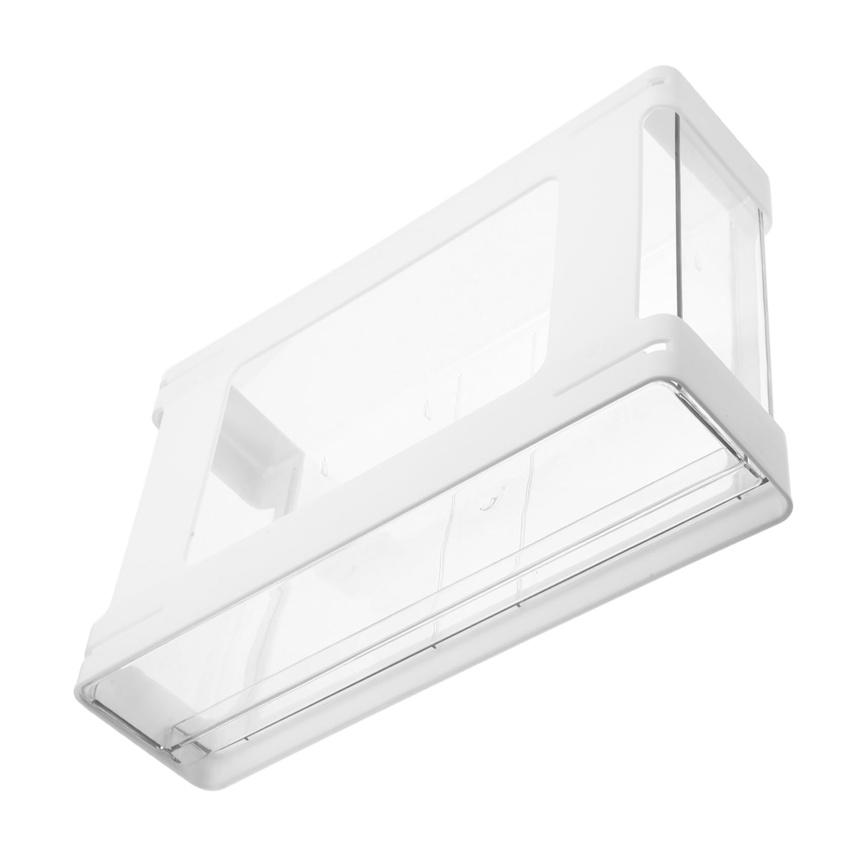 Boîte de Rangement à Tiroir sous Bureau, Organisateur de Bureau en Plastique Blanc, Grosse Capacité, Accès Facile pour Espace de Travail et Chambre D’élève