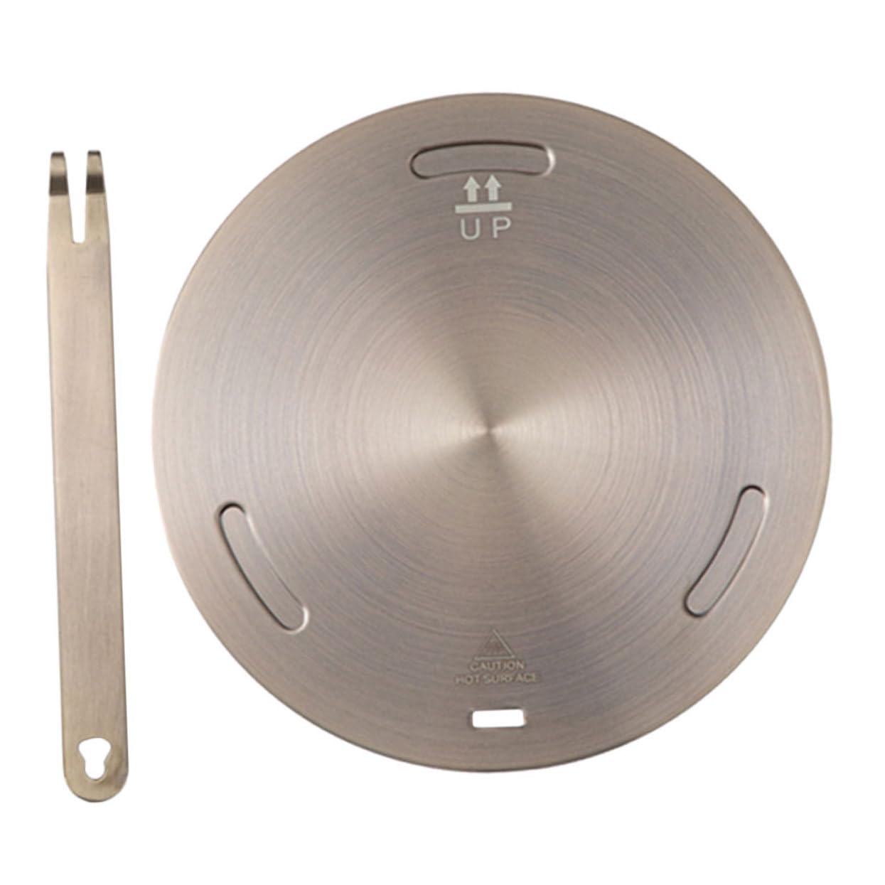 Mikinona Placa Difusora de Calor en Acero Inoxidable y Aleación de Aluminio Control de Temperatura y Transferencia Uniforme para Estufa de Gas para Cocinar Leche y Sartenes