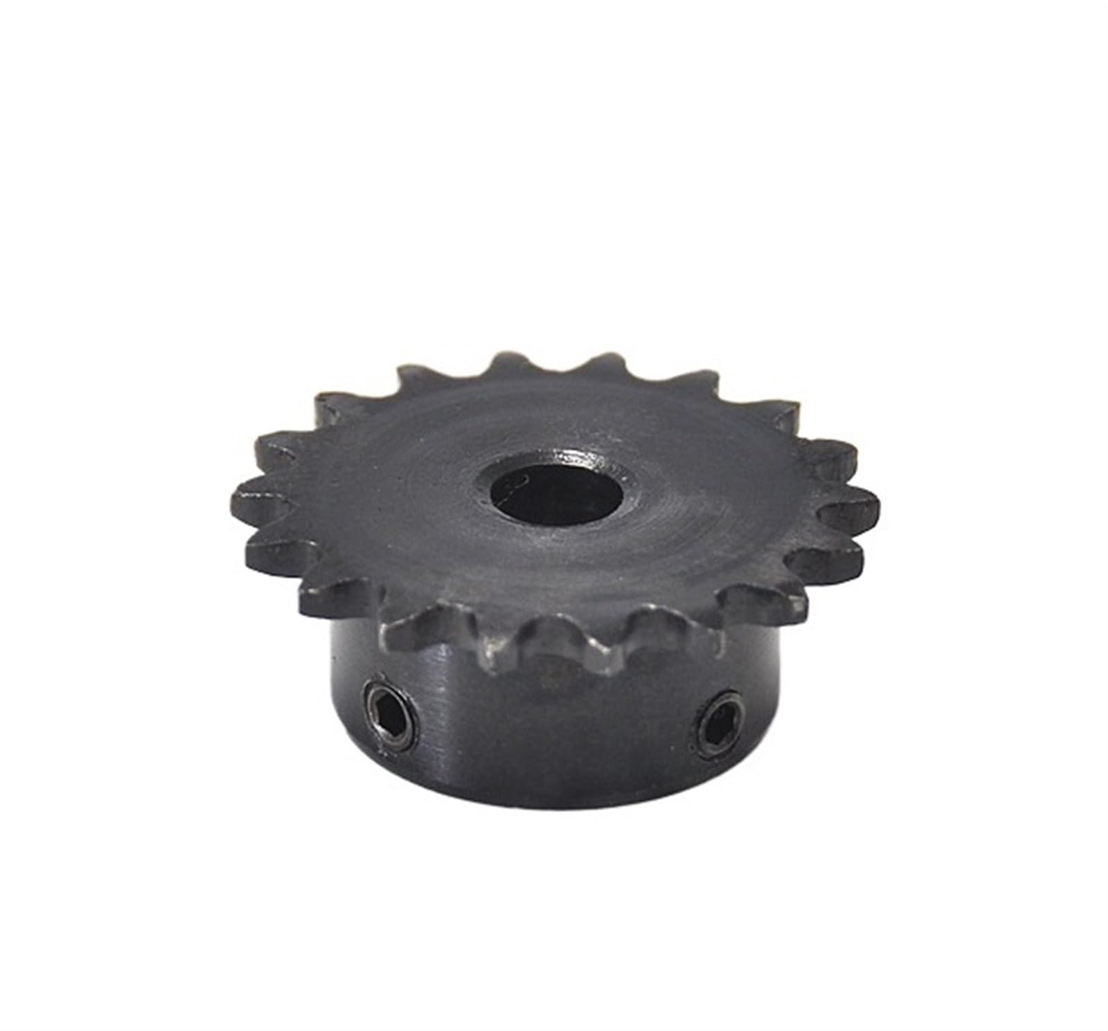 Bevel Gear Pinion Hardware Mechanical 1pcs 11T/12T/13T/15T/16T/17T/20T Teeth 04C Chain Gear Steel Industrial Sprocket Wheel with Top Wire Bore 12mm(15 Teeth)