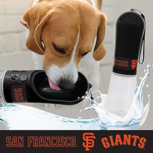 MLB Dog Water Bottle - SAN FRANCISCO GIANTS Baseball Pet Water Bottle. Best Cat Water Bottle. Water Fountain Dispenser for Dogs & Cats, 13.5oz . Cool Pet Travel Water Bottle with 2 Carbon Water Filter MLB Dog Water Bottle – SAN FRANCISCO GIANTS Baseball Pet Water Bottle. Best Cat Water Bottle. Water Fountain Dispenser for Dogs & Cats, 13.5oz . Cool Pet Travel Water Bottle with 2 Carbon Water Filter