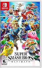 Image of Super Smash Bros Ultimate. Brand catalog list of Nintendo. It's score is 4.5 over 5.