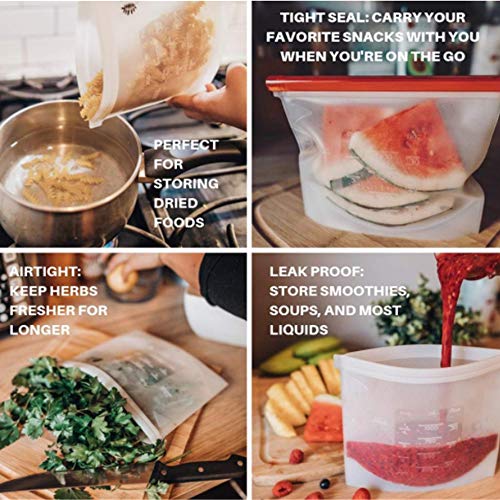 JOQINEER Borse Riutilizzabili per Alimenti in