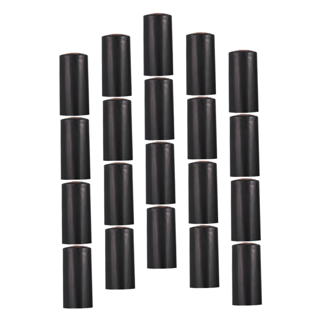 KICHOUSE 20pcs Heat Shrink Wrap Capsules for Wine Bottles Wine Bottle Sealing Sleeves Easy to Use Leakproof Seal for Home Bars and Parties