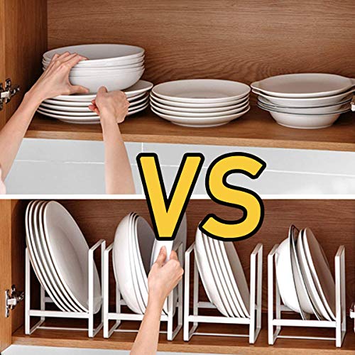 TAZZOR Portapiatti in Metallo Set di 2 Grande