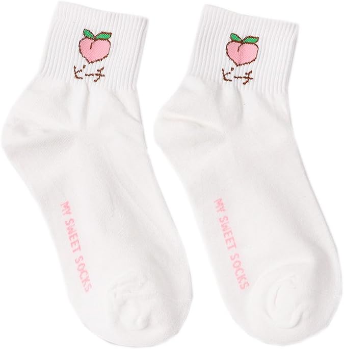 Harajuku Cute Pastel Socks Fruit Pattern