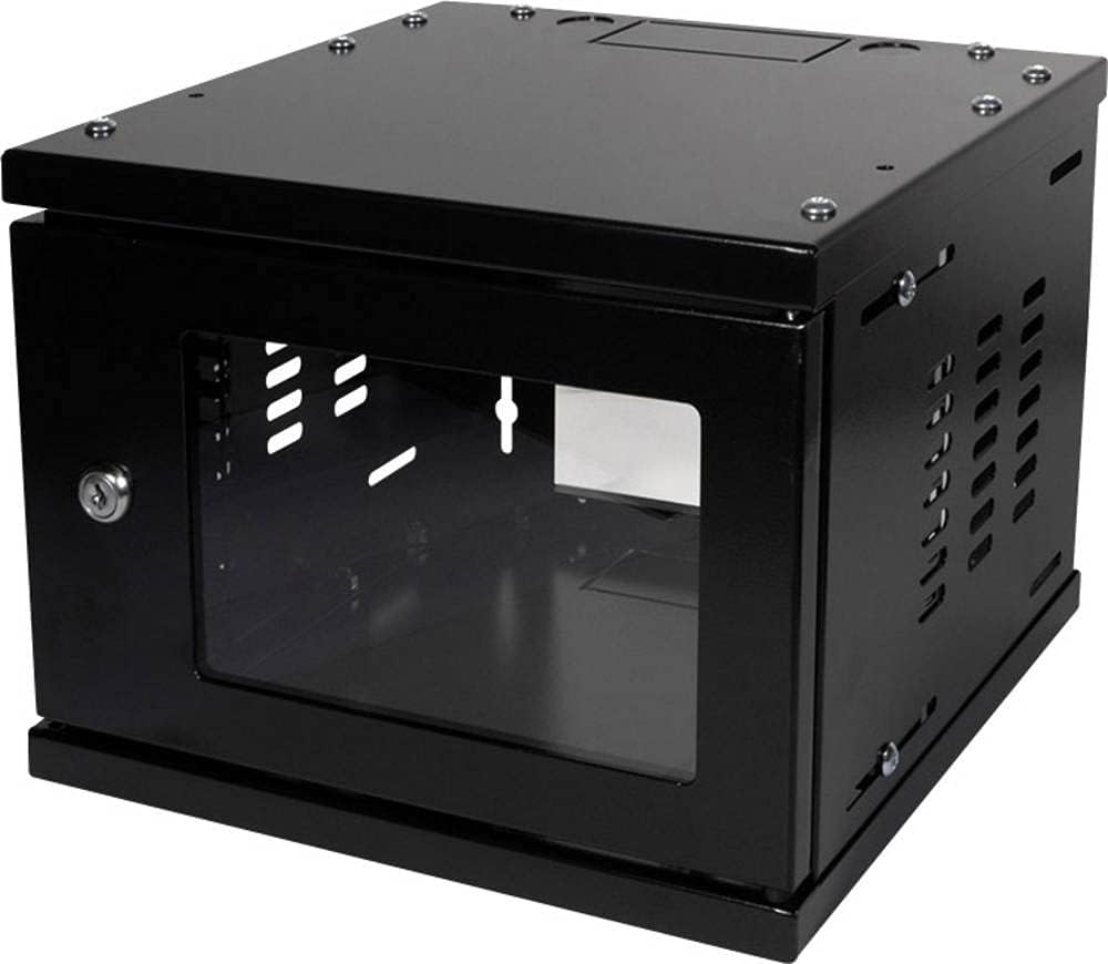 LOGILIGHT 25.4 cm (10 Zoll) Soho Wall Cabinet 4HE (312X300 mm), Black