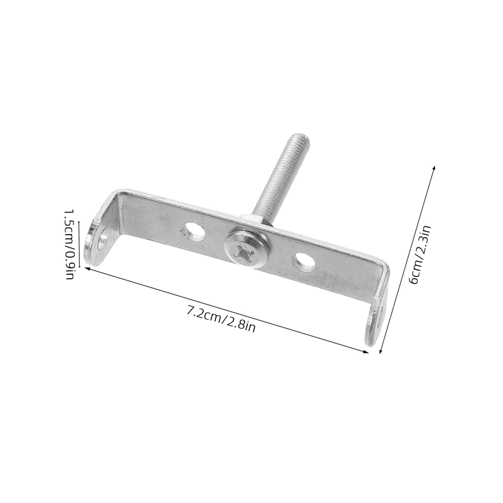KOMBIUDA 10pcs Sturdy Bike Rear Rack Adapter Weather Resistant U Shaped Connector for Mountain and Road Bikes Easy Installation Enhanced Stability for Luggage Transport