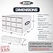 BCW Card House Storage Unit with 12 x 800ct Boxes | Holds Up to 9600 Cards | Organizer for Sports Cards, Pokémon, Magic: The Gathering & More