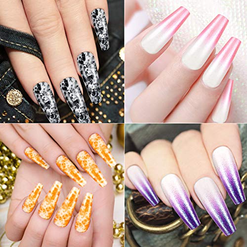 384 Stücke Sarg Falsche Nägel Extra Lange Matte Gefälschte Nägel Lange Künstliche Nagelspitzen Ballerina ABS Aufdrücken… – Bild 7