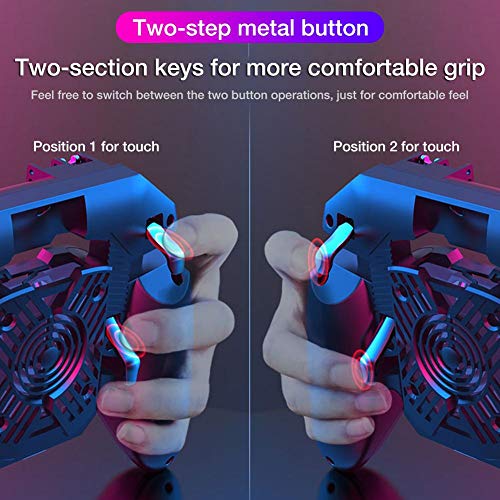 DishyKooker Joystick Controller AK88 Six Finger All-In-One for PUBG L1 R1 Trigger Operating Quick re