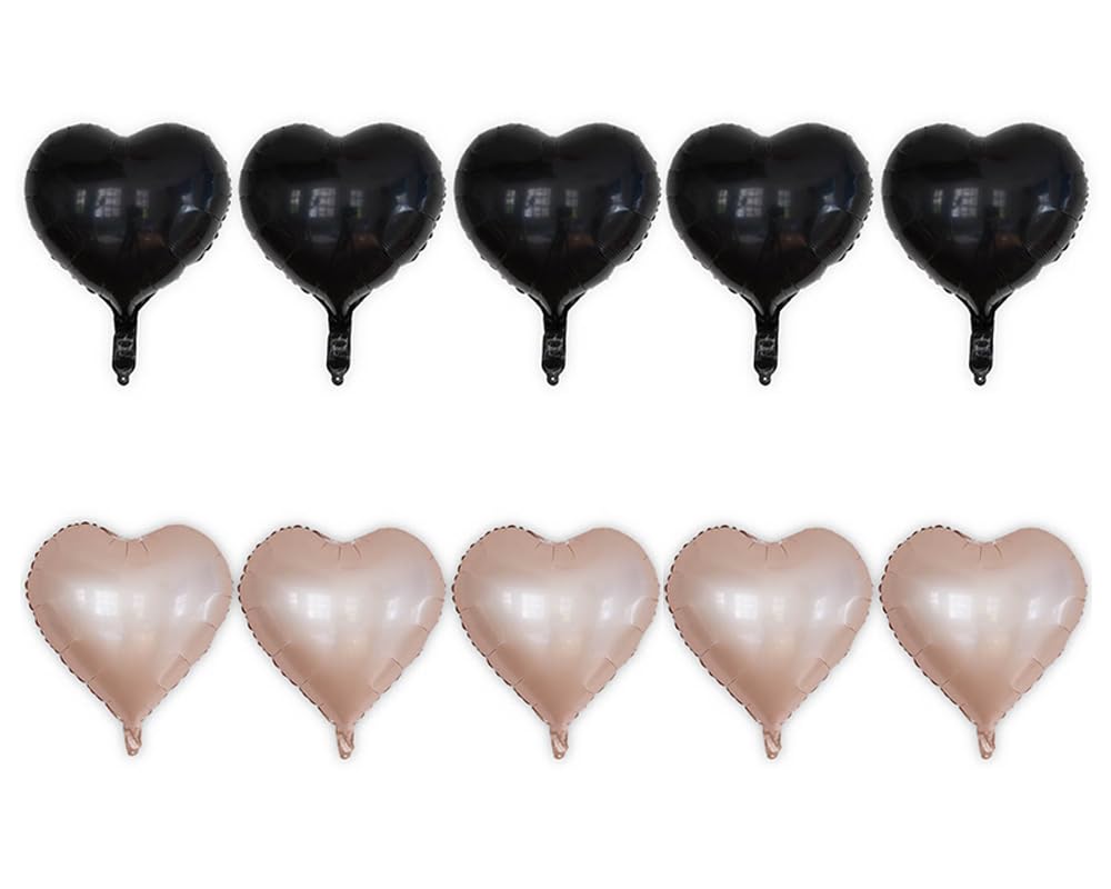 Amazon | RAYSOONER 風船 ハート バルーン アルミ 18インチ 5