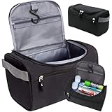 Conception intelligente avec crochet intégré – Permet de suspendre la trousse partout (hôtel, camping, salle de bain) pour un accès facile et un gain de place.