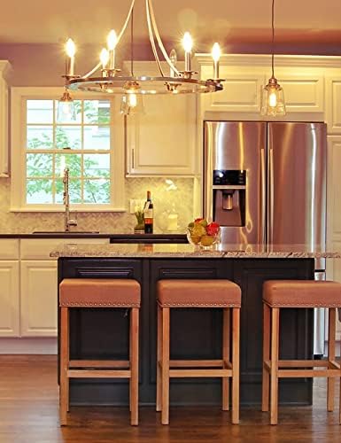 B22 LED Candle Bulbs Bayonet, JandCasa 7W B22 Bayonet Light Bulb, 60W Incandescent Bulb Equivalent, 560LM, Warm White 3000K, Non-Dimmable, 3 Pack