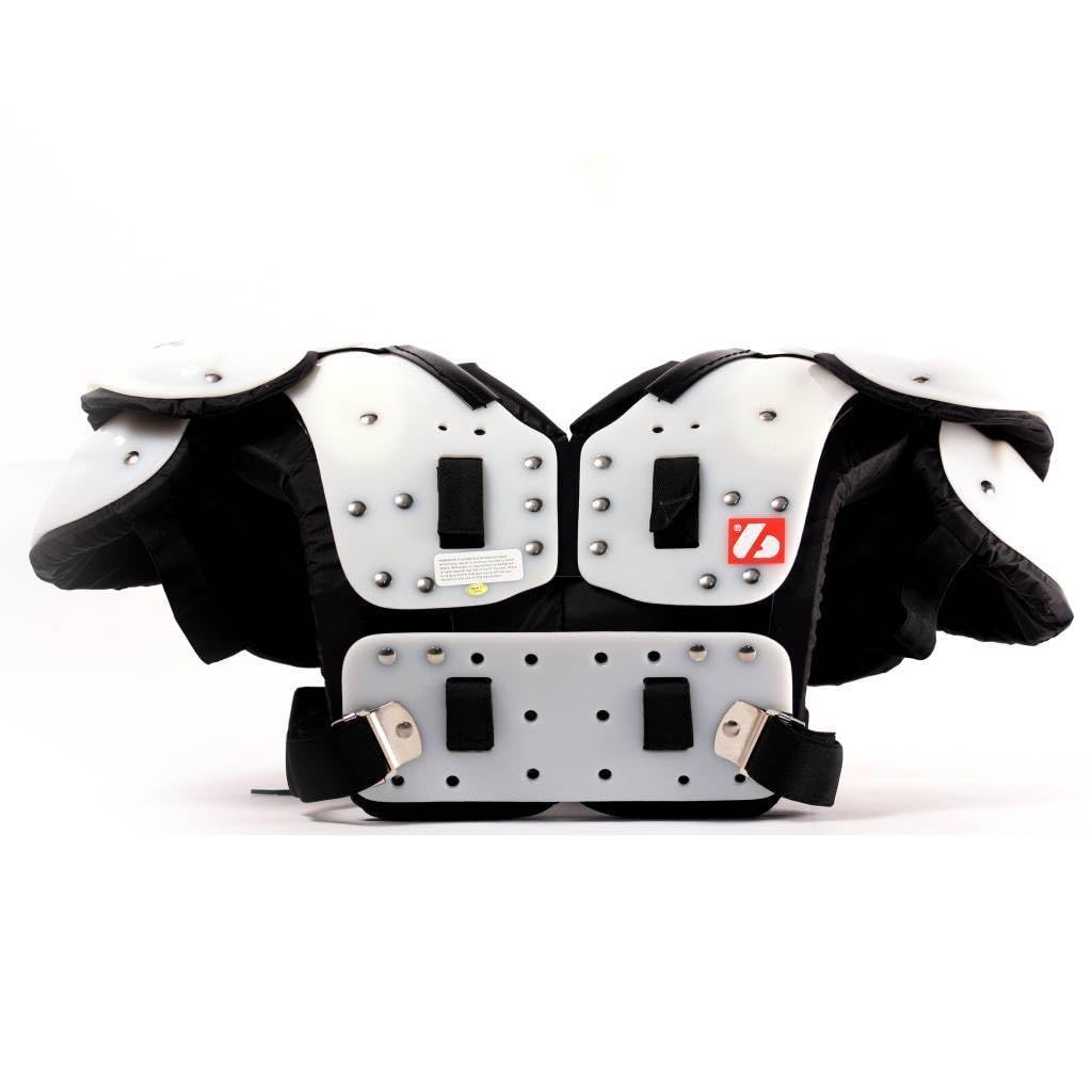 Vision I Competition - Hombrera de fútbol, QB-WR, Color Negro