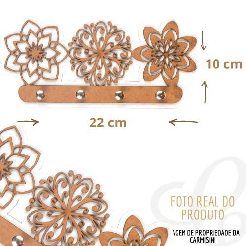 Porta Chaves de Parede Mandalas Decorativas Criativo