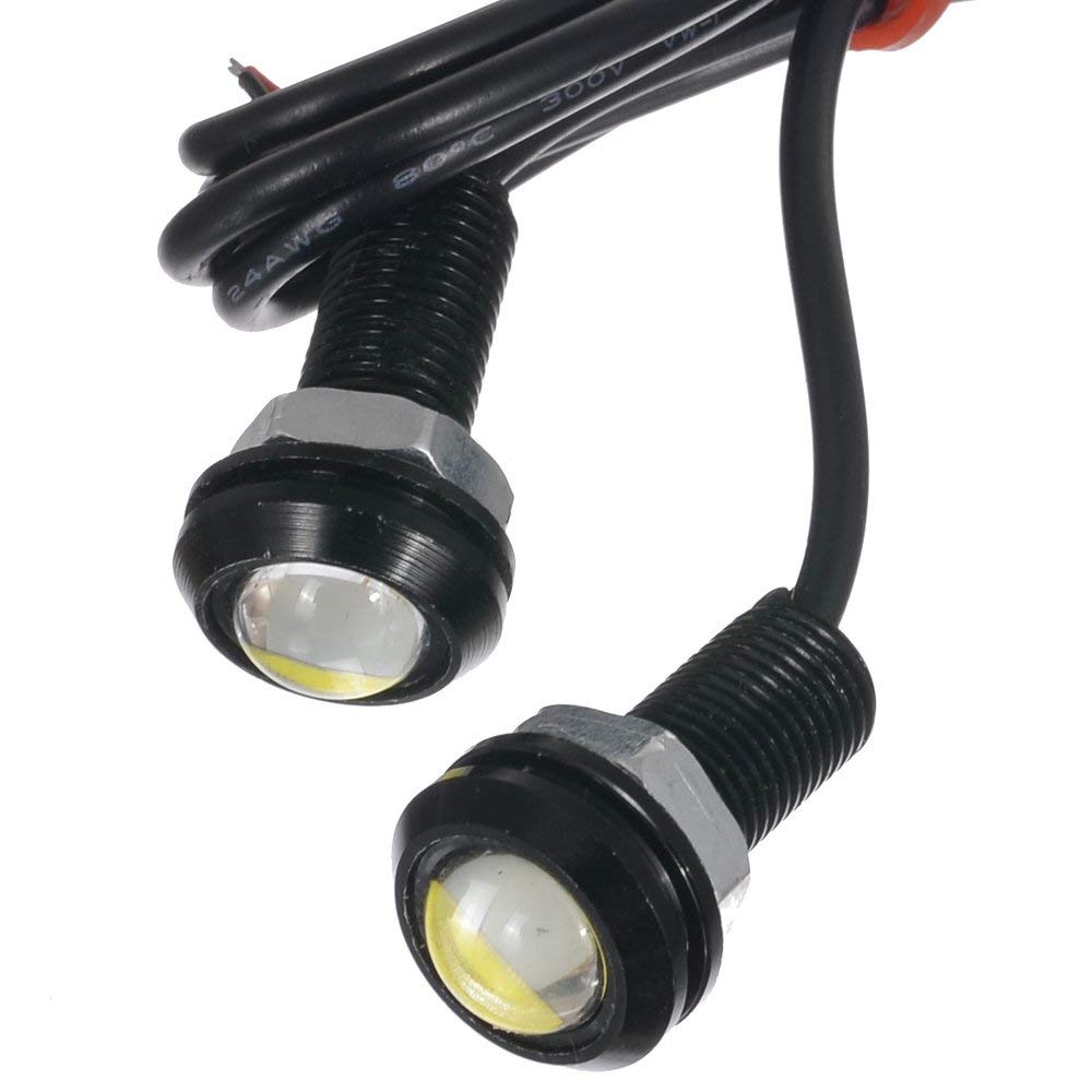 4PCS 23mm LED Boat Light Waterproof 12V Deck Storage Kayak Bow Trailer Bass Lamp Auto Car Light (Red)