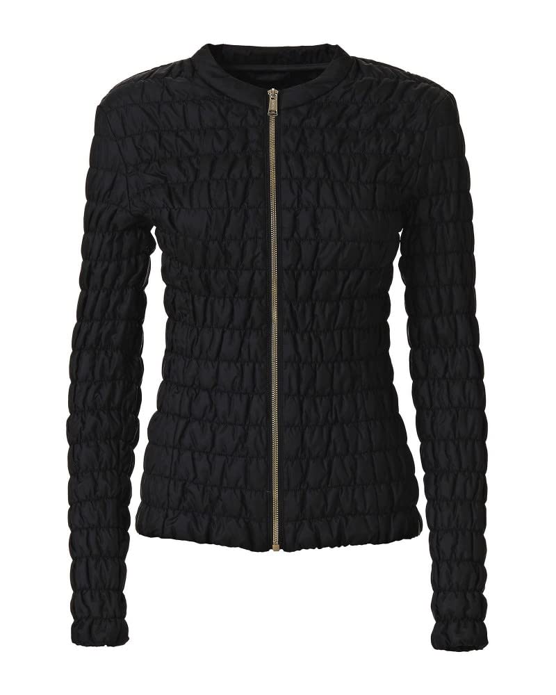 GUESS - Chaqueta acolchada para mujer, color negro