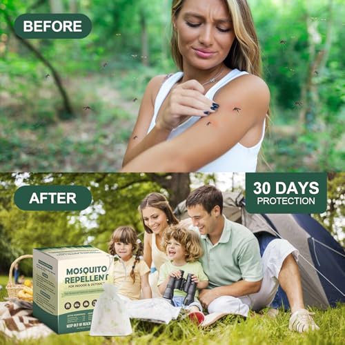 12 Pcs Mosquito Repellent Pouches, Mosquito Repellent for Patio, Mosquito Deterrent Indoor Outdoor, Mosquito Control, Keep Mosquitoes Away from Home Patio Camping - Image 5