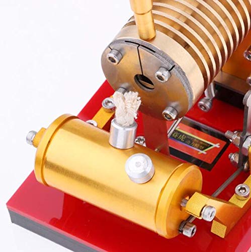 2021 Double A Steering Mechanische Modell Flamme Licker Eater Doppel Fliegen Modell Der Stirling-Generator-Motor, Der Kalorischen Kraft Construction Kit