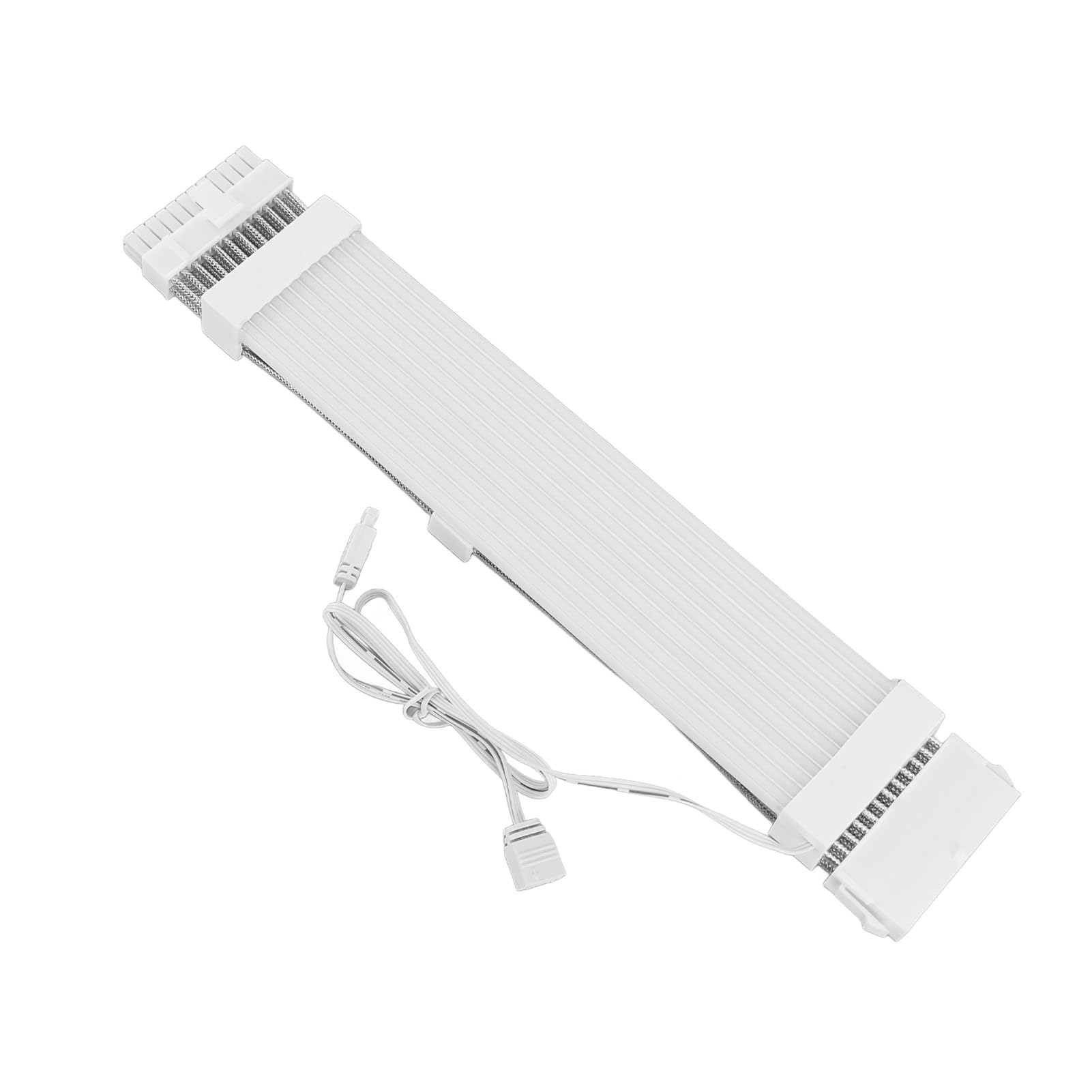 Câble d'Extension ARGB 5V 3 Broches Compatible avec Carte Mère 16 Millions de Couleurs Support Bloc Alimentation 1000W 30cm pour PC Gaming Éclairage RGB