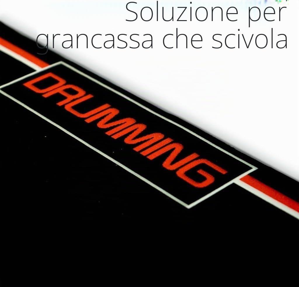Tappeto per batteria da 1,2 x 1,8 m, antiscivolo, insonorizzato, per interni ed esterni, per batteristi, set di batteria elettronica, per esercitarsi con musica, tappetino protettivo per pavimenti