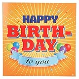 Happy Birthday to you Depesche 3868.021 Glückwunschkarte mit Musik, Geburtstag, Mehrfarbig