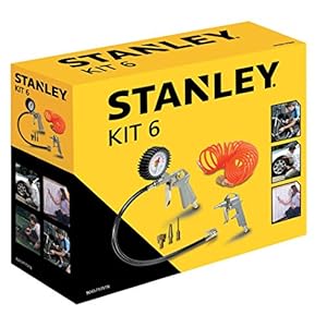 Stanley Kit 6 Pezzi Set per Aria Compressa – Kit