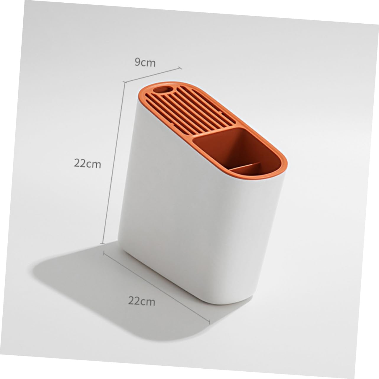 OUNONA 1Pc Kitchen Storage Holder Multifunctional Cutlery Rack for Utensils Draining Rack for Knives Forks and Spoons Random Color for Countertop Organization