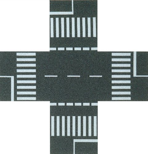 Busch - Incrocio Stradale Autoadesivo per Scala H0