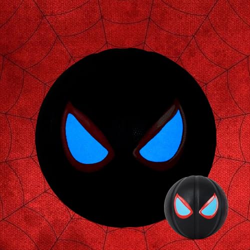 Ballon de basket-ball phosphorescent Kuangmi Spider taille 7 pour vos matchs nocturnes d'été