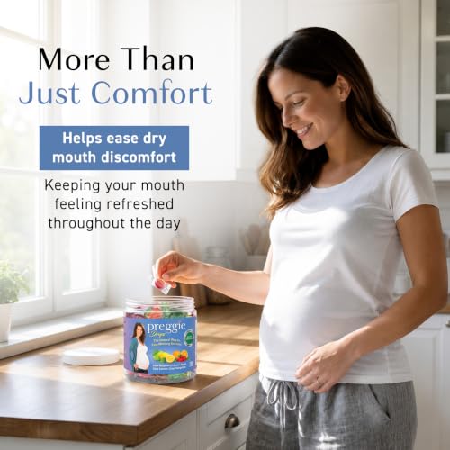 Image of Preggie Drops Pregnancy Nausea Lozenges with Essential Oils & Fruit Extracts, Morning Queasiness Lozenges for Pregnant Women, Natural Sour Drops Variety Pack, 100 Count