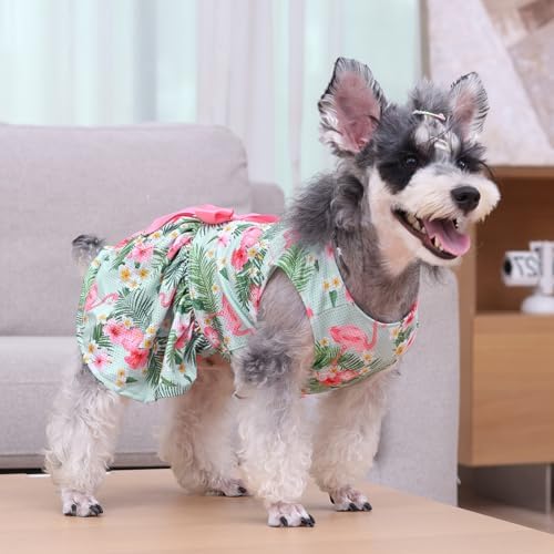 CuteBone Dog Mesh Dress Puppy Sundress Pet Outfit Summer Fashion for Small Dogs Girl Cat Clothes - 4