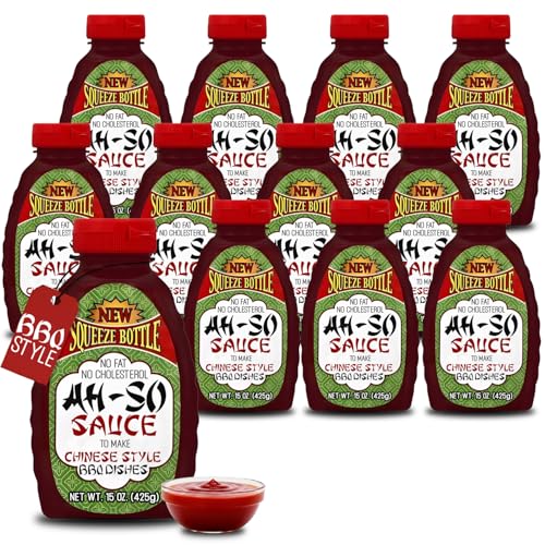 Ah-So Chinese-Style BBQ Sauce, Red Rib – 12 Pack (12