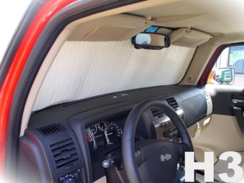 Sunshade for Hummer H3 H3-T 2006 2007 2008 2009 2010 2011 HEATSHIELD Custom-fit Sunshade #050