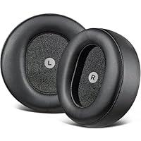 SOULWIT Gel Refroidissant Coussinets Pour Audeze Maxwell Casques, Coussins D'oreille Avec Tissu En Soie De Glace Respirante, Mousse Antibruit - Léopard Des Neiges