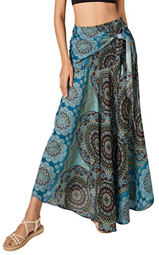 Image of Joob Joob Long Boho Skirts for Women - Bohemian Hippie Maxi Summer Skirt