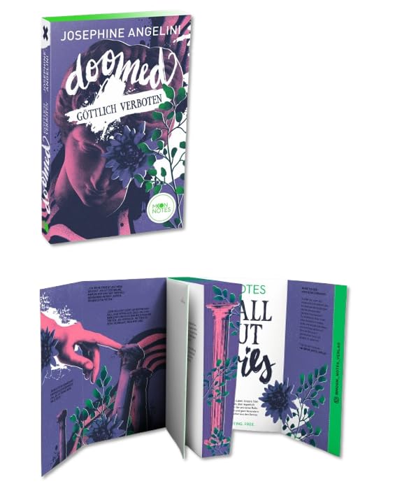 Josephine Angelini | Fates & Furies - Buchreihe mit Farbschnitt | Göttlich verdammt - Göttlich verloren - Göttlich verliebt - Göttlich verboten | 1 exklusives Postkartenset