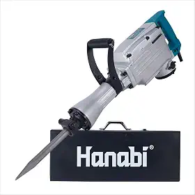 Martelete Demolidor 30kg 45J Para Concret 1240W 220V Pesado, Martelo Demolidor 15kg Profissional com Maleta + Cinzel