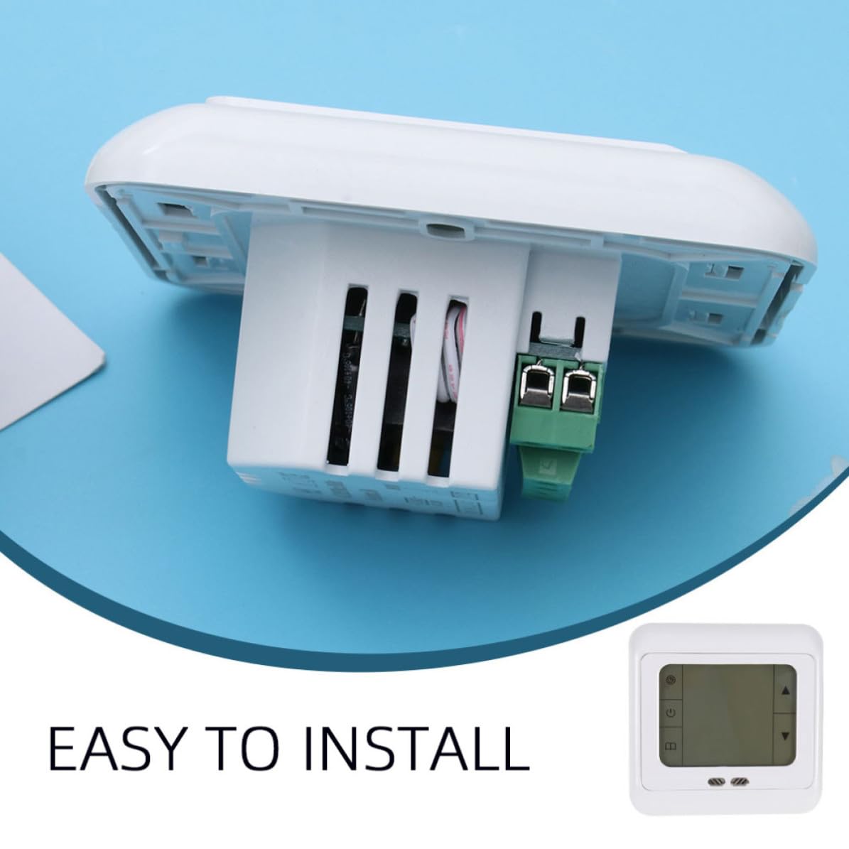 2 Stück Programmierbarer Fußbodenthermostat 220v mit Touchscreen