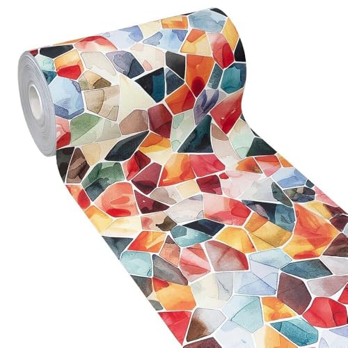 emmevi Alfombra de cocina de goma PVC suave antimanchas para pasillo, antideslizante, antimanchas, lavable, 51 x 210 cm, dis_B