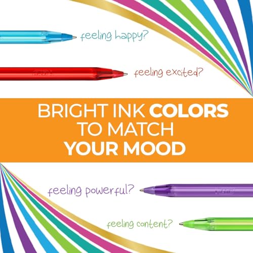 Image of BIC Color Cues Pen Set, 60-Count Pack, Assorted Colors for School Supplies | Cristal Xtra Smooth Formula, Ideal for Classroom Use | Extremely Smooth Writing | Adds Flair to Notes and Journals