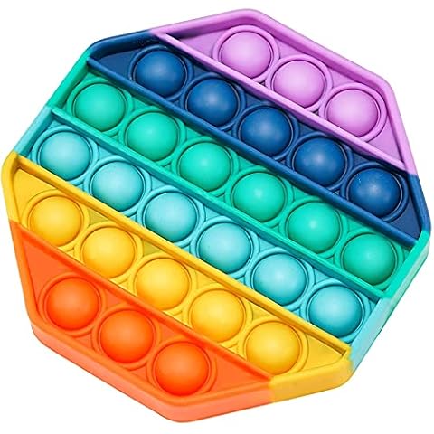 Pop Fidget Toy Push pop pop Bubble Fidget Sensory Toys for Autistic Silicon Stress Reliever Toy Autism Special Needs Stress Squeeze Toys Cover