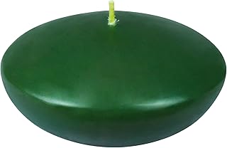 Zest Candle CFZ-088_8 4 Inch Hunter Green Floating Candles, 4